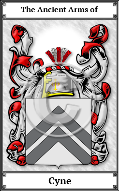 Cyne Family Crest Download (JPG) Book Plated - 600 DPI