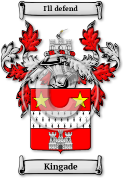 Kingade Family Crest Download (jpg) Legacy Series - 150 DPI