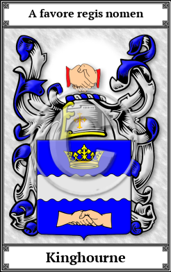 Kinghourne Family Crest Download (JPG)  Book Plated - 150 DPI