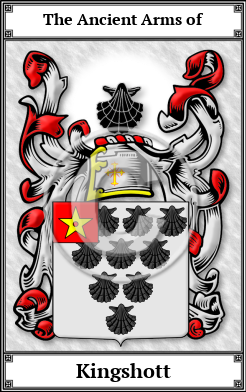 Kingshott Family Crest Download (JPG)  Book Plated - 150 DPI