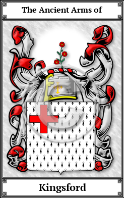 Kingsford Family Crest Download (JPG)  Book Plated - 150 DPI