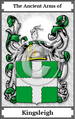 Kingsleigh Family Crest Download (JPG) Book Plated - 600 DPI