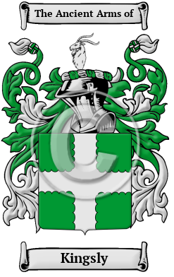 Kingsly Family Crest Download (jpg) Heritage Series - 150 DPI