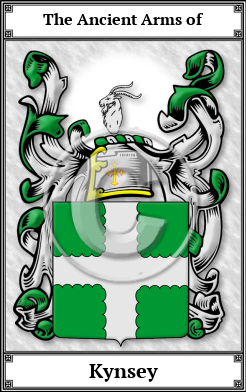 Kynsey Family Crest Download (JPG)  Book Plated - 150 DPI