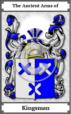 Kingsman Family Crest Download (JPG) Book Plated - 600 DPI