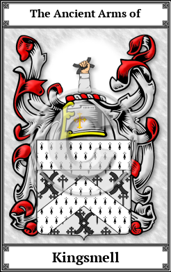 Kingsmell Family Crest Download (JPG) Book Plated - 600 DPI