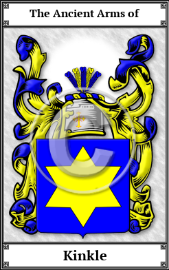 Kinkle Family Crest Download (JPG)  Book Plated - 150 DPI