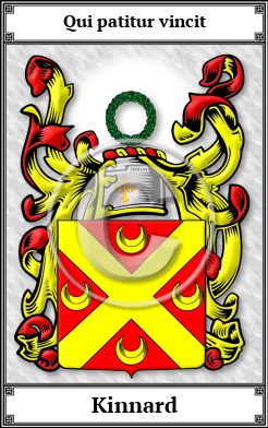 Kinnard Family Crest Download (JPG)  Book Plated - 150 DPI