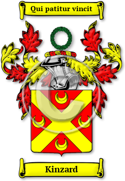 Kinzard Family Crest Download (JPG) Legacy Series - 600 DPI
