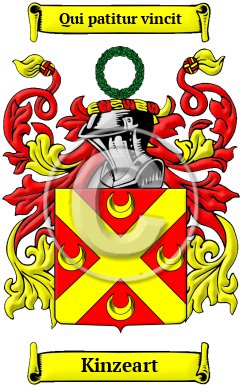 Kinzeart Family Crest Download (JPG) Heritage Series - 300 DPI