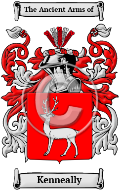 Kenneally Family Crest Download (JPG) Heritage Series - 600 DPI