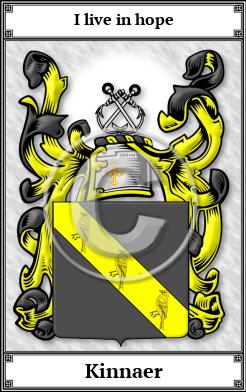 Kinnaer Family Crest Download (JPG) Book Plated - 600 DPI