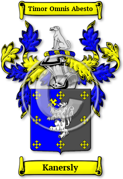 Kanersly Family Crest Download (jpg) Legacy Series - 150 DPI