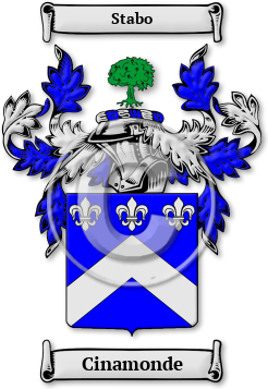 Cinamonde Family Crest Download (jpg) Legacy Series - 150 DPI