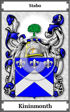 Kininmonth Family Crest Download (JPG)  Book Plated - 150 DPI