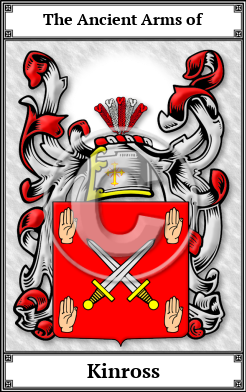 Kinross Family Crest Download (JPG) Book Plated - 600 DPI