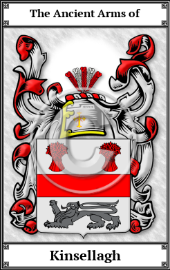 Kinsellagh Family Crest Download (JPG)  Book Plated - 150 DPI