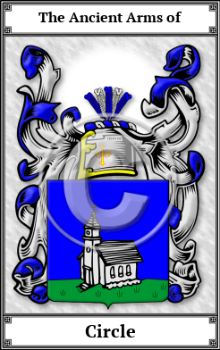 Circle Family Crest Download (JPG)  Book Plated - 150 DPI