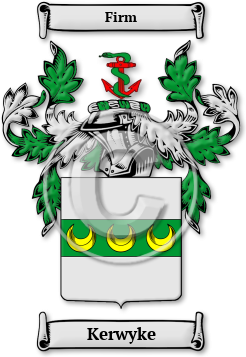 Kerwyke Family Crest Download (jpg) Legacy Series - 150 DPI
