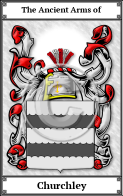 Churchley Family Crest Download (JPG)  Book Plated - 150 DPI