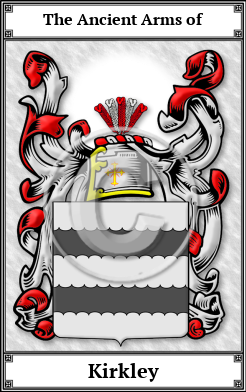 Kirkley Family Crest Download (JPG) Book Plated - 600 DPI