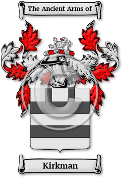 Kirkman Family Crest Download (jpg) Legacy Series - 150 DPI