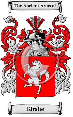 Kirshe Family Crest/Coat of Arms