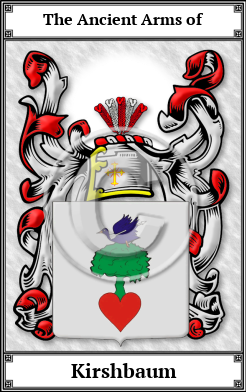 Kirshbaum Family Crest Download (JPG)  Book Plated - 150 DPI