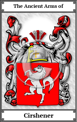 Cirshener Family Crest Download (JPG)  Book Plated - 150 DPI