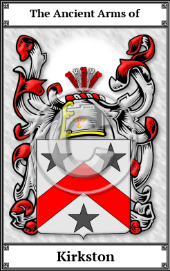 Kirkston Family Crest Download (JPG)  Book Plated - 150 DPI
