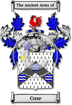 Cuse Family Crest Download (jpg) Legacy Series - 150 DPI