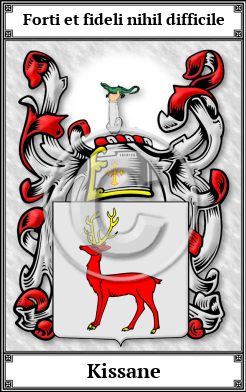 Kissane Family Crest Download (JPG) Book Plated - 600 DPI