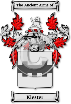 Kiester Family Crest Download (jpg) Legacy Series - 150 DPI