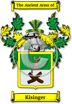 Kisinger Family Crest Download (jpg) Legacy Series - 150 DPI