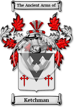 Ketchman Family Crest Download (jpg) Legacy Series - 150 DPI