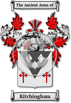 Kitchingham Family Crest Download (jpg) Legacy Series - 150 DPI