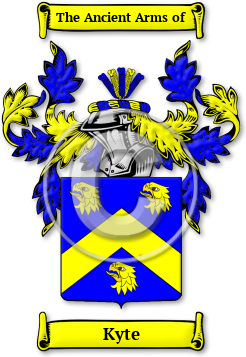 Kyte Family Crest Download (JPG) Legacy Series - 600 DPI