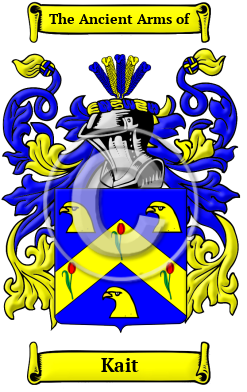 Kait Family Crest Download (JPG) Heritage Series - 600 DPI