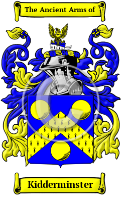 Kidderminster Family Crest Download (JPG) Heritage Series - 600 DPI