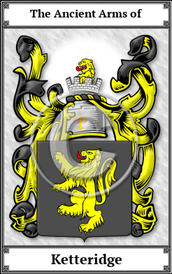 Ketteridge Family Crest Download (JPG)  Book Plated - 150 DPI