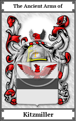 Kitzmiller Family Crest Download (JPG)  Book Plated - 150 DPI