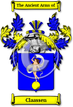 Claassen Family Crest Download (jpg) Legacy Series - 150 DPI