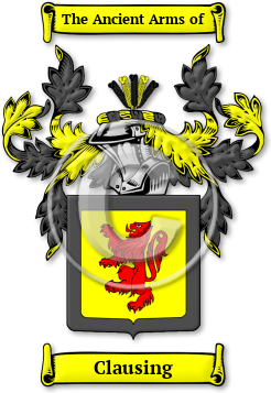 Clausing Family Crest Download (jpg) Legacy Series - 150 DPI