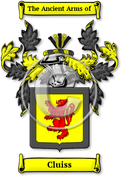Cluiss Family Crest Download (jpg) Legacy Series - 150 DPI