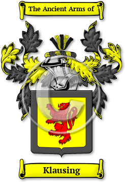 Klausing Family Crest Download (JPG) Legacy Series - 600 DPI