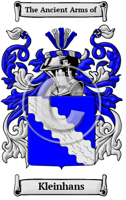 Kleinhans Family Crest Download (JPG) Heritage Series - 600 DPI