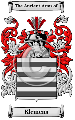 Klemens Family Crest/Coat of Arms