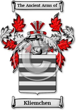 Kliemchen Family Crest Download (JPG) Legacy Series - 600 DPI