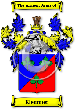 Klemmer Family Crest Download (jpg) Legacy Series - 150 DPI