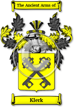 Klerk Family Crest Download (JPG) Legacy Series - 600 DPI
